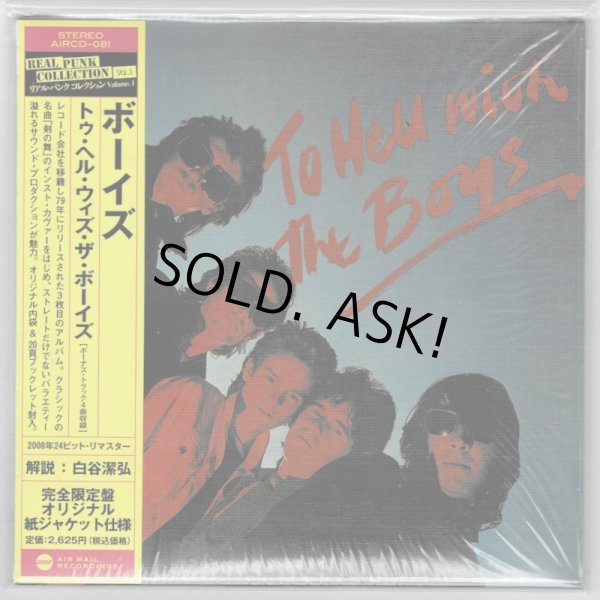 Photo1: THE BOYS / TO HELL WITH THE BOYS (Used Japan mini LP CD) (1)