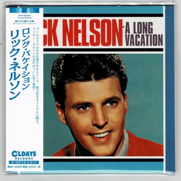 Photo1: RICK NELSON / A LONG VACATION (Brand New Japan mini LP CD) * B/O * (1)