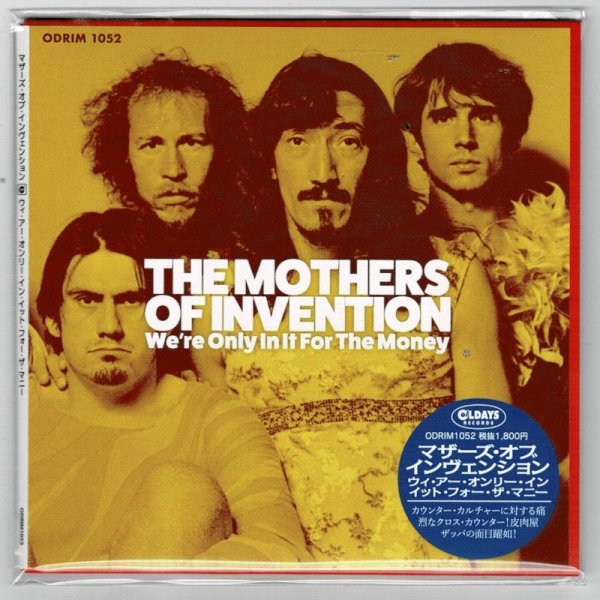 Photo1: THE MOTHERS OF INVENTION / WE'RE ONLY IN IT FOR THE MONEY (Brand New Japan mini LP CD) * B/O * (1)