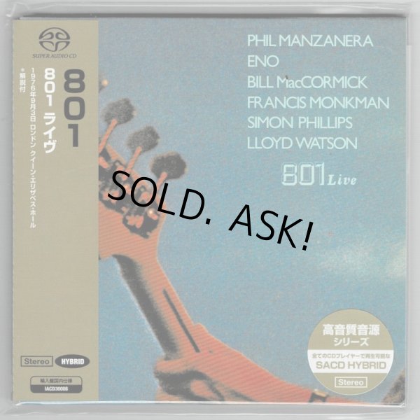 Photo1: 801 / LIVE (Brand New Japan mini LP SACD HYBRID) Phil Manzanera, Eno (1)