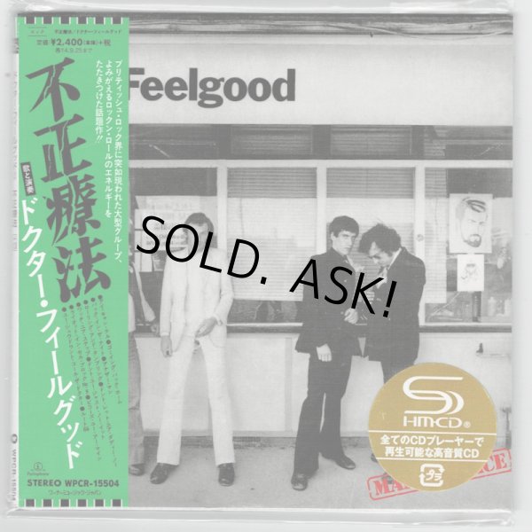 Photo1: DR. FEELGOOD / MALPRACTICE (Used Japan mini LP SHM-CD) Wilko Johnson (1)