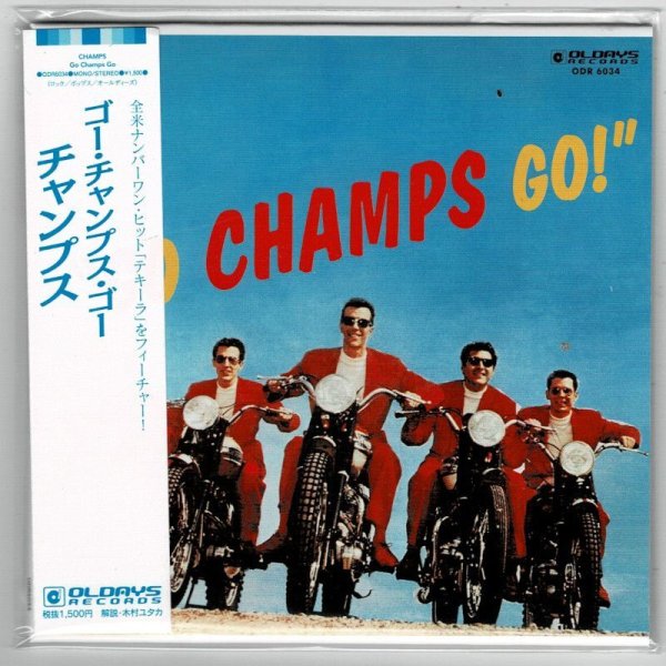 Photo1: CHAMPS / GO, CHAMPS, GO! (Brand New Japan mini LP CD) * B/O * (1)