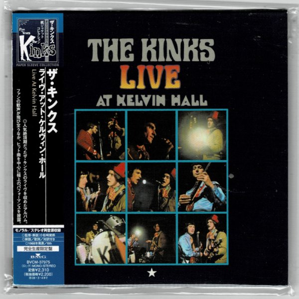 Photo1: THE KINKS / LIVE AT KELVIN HALL (Used Japan mini LP CD) (1)