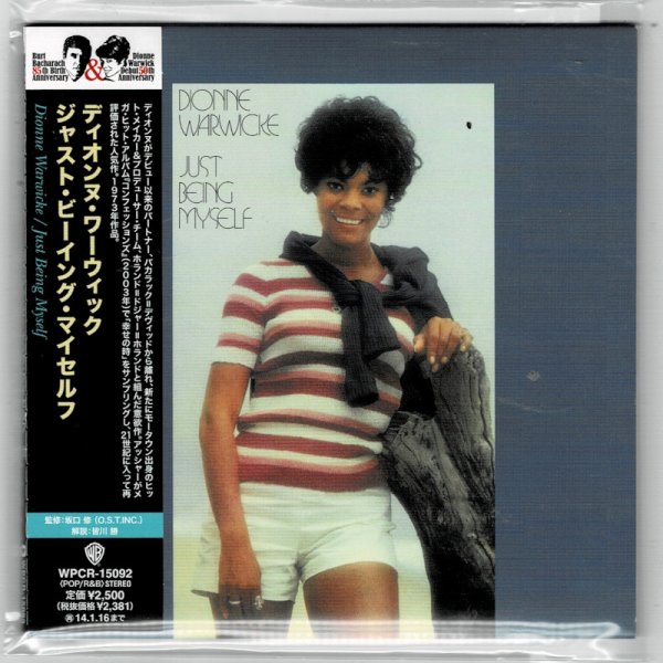 Photo1: DIONNE WARWICKE / JUST BEING MYSELF (Used Japan mini LP CD) (1)