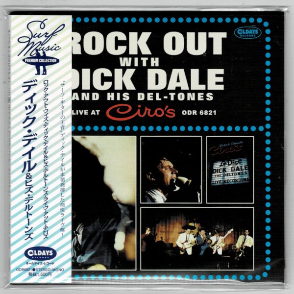 Photo1: DICK DALE & HIS DEL-TONES / ROCK OUT WITH DICK DALE & HIS DEL: TONES LIVE AT CIROS (Brand New Japan mini LP CD) * B/O * (1)