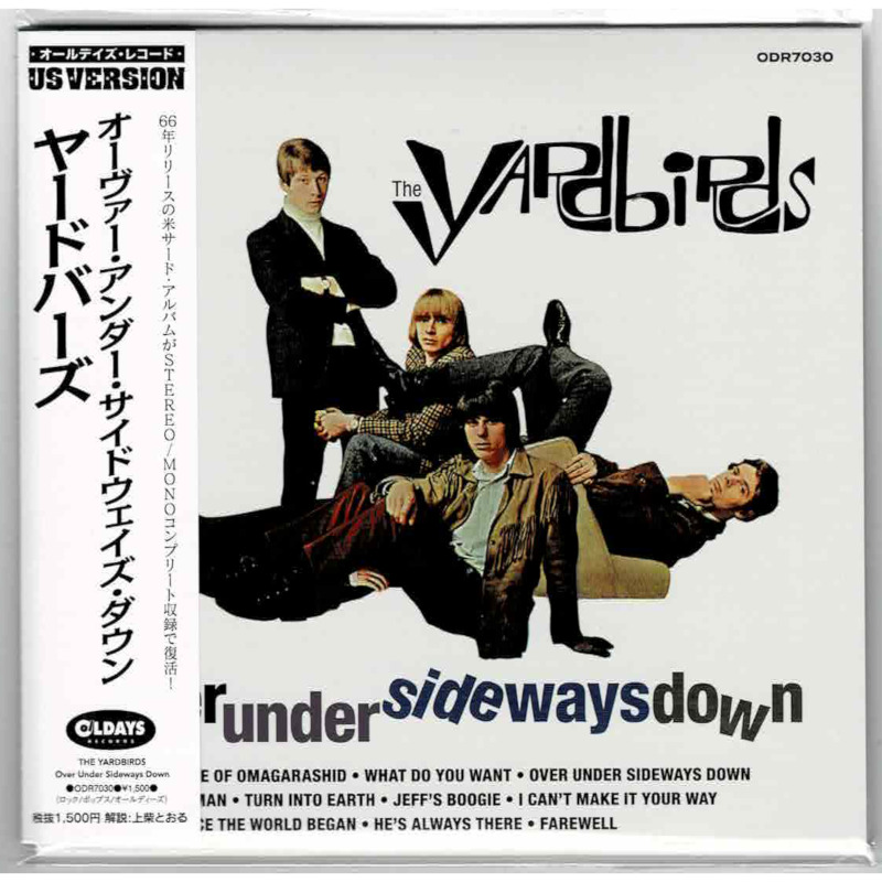 THE YARDBIRDS OVER UNDER SIDEWAYS DOWN Brand New Japan mini LP CD B O